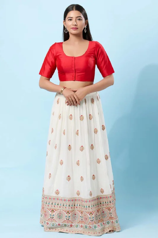 Pink Brocade Round Neck Elbow Sleeves Blouse Soft Pastel Blouse