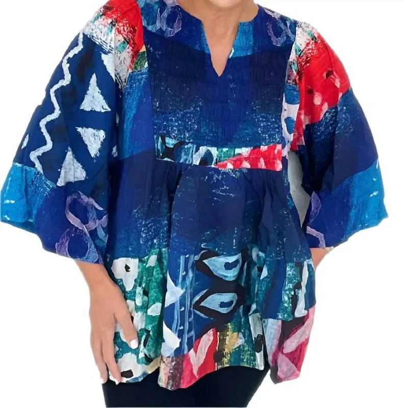 Boho Chic Blouse In Coherence Smart Casual Blouse