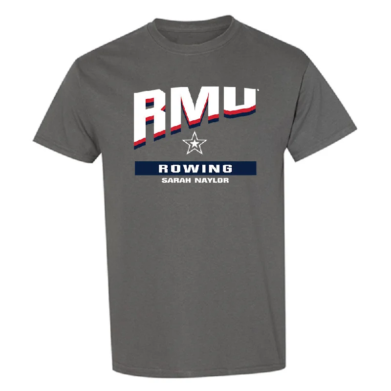 Robert Morris - NCAA Women's Rowing : Sarah Naylor - Classic Fashion Shersey T-Shirt-- Solid Color Striped Floral Robert Morris - NCAA Women's Rowing : Sarah Naylor - Classic Fashion Shersey T-Shirt-- Solid Color Striped Floral