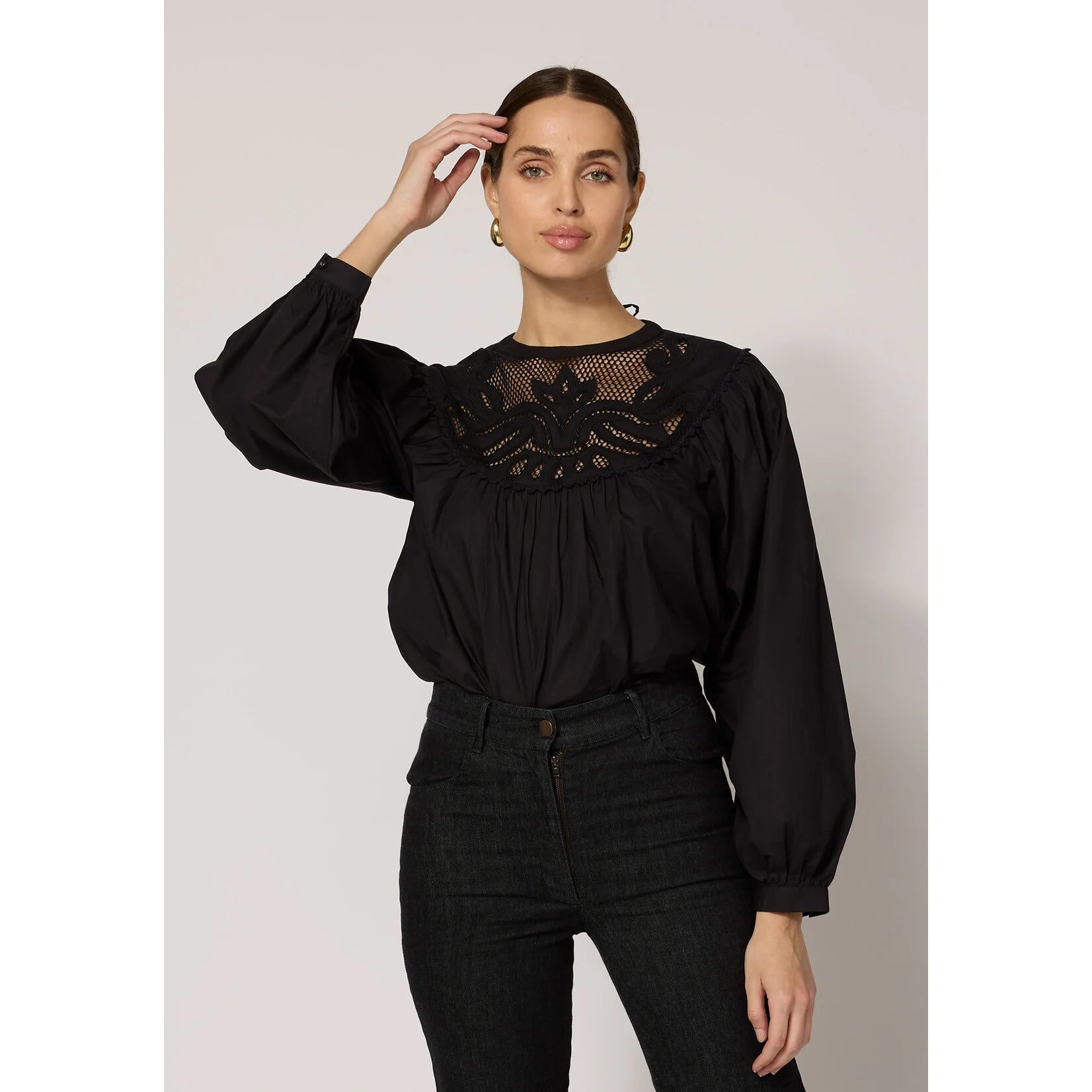 Raine Blouse Puff Sleeve Blouse