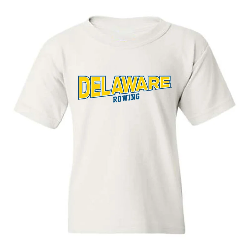 Delaware - NCAA Women's Rowing : Ava Moretti - Classic Fashion Shersey Youth T-Shirt-- Satin Blend Silk Blend Wool Blend Delaware - NCAA Women's Rowing : Ava Moretti - Classic Fashion Shersey Youth T-Shirt-- Satin Blend Silk Blend Wool Blend