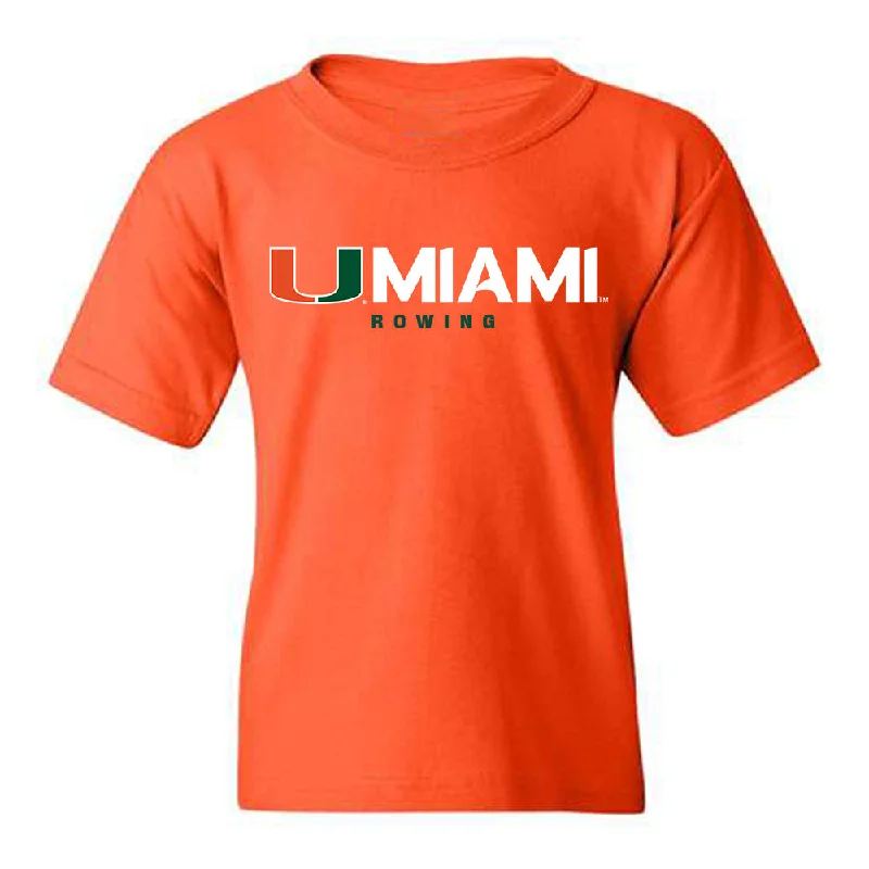 Miami - NCAA Women's Rowing : Anderson Blalock - Classic Shersey Youth T-Shirt -- Basic T-Shirt Crew Neck Short Sleeve Miami - NCAA Women's Rowing : Anderson Blalock - Classic Shersey Youth T-Shirt -- Basic T-Shirt Crew Neck Short Sleeve