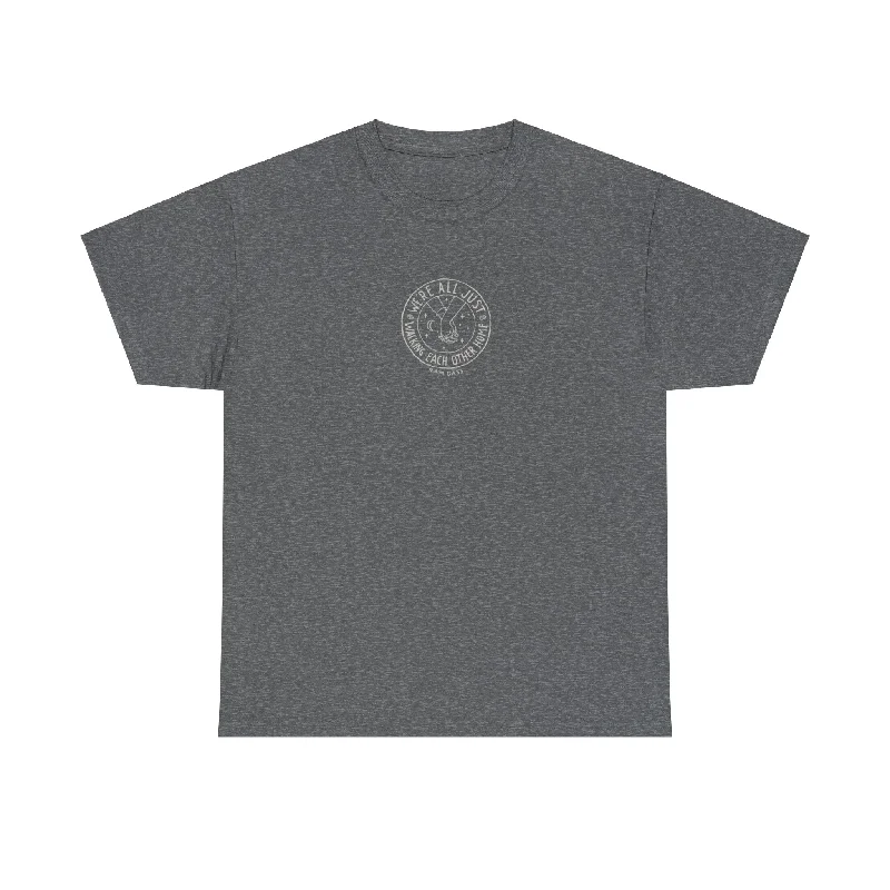 We're All Just Walking Eachother Home, Ram Dass T-Shirt-- Chenille Fabric Brocade Fabric Lace Fabric We're All Just Walking Eachother Home, Ram Dass T-Shirt-- Chenille Fabric Brocade Fabric Lace Fabric