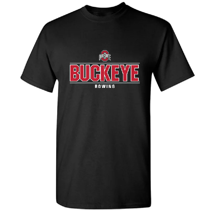 Ohio State - NCAA Women's Rowing : Eliana Bujwalo-Nowak - T-Shirt-- Zippered Front Buttoned Front Snap Front Ohio State - NCAA Women's Rowing : Eliana Bujwalo-Nowak - T-Shirt-- Zippered Front Buttoned Front Snap Front