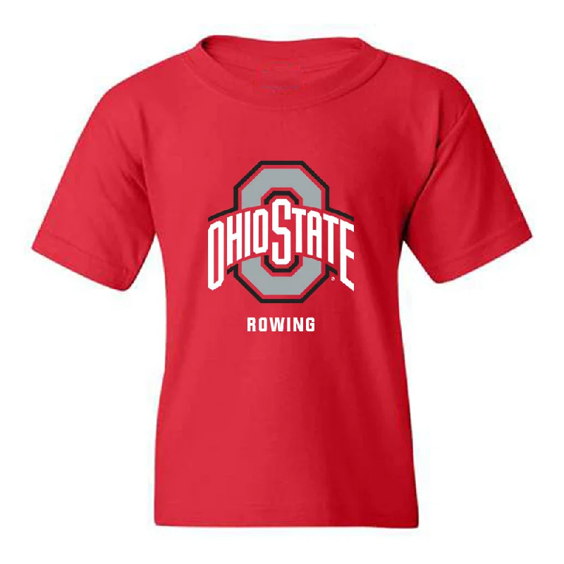 Ohio State - NCAA Women's Rowing : Eliana Bujwalo-Nowak - Classic Shersey Youth T-Shirt-- Notch Collar Peter Pan Collar Cowl Neck Ohio State - NCAA Women's Rowing : Eliana Bujwalo-Nowak - Classic Shersey Youth T-Shirt-- Notch Collar Peter Pan Collar Cowl Neck