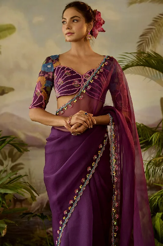 NAILA BLOUSE Satin Drape Blouse