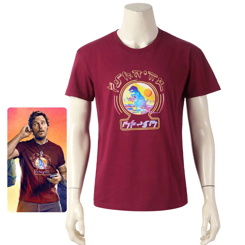 Guardians of the Galaxy 3 Star Lord Peter Quill T-Shirt Cosplay Costumes-- Welt Pockets Slit Pockets Guardians of the Galaxy 3 Star Lord Peter Quill T-Shirt Cosplay Costumes-- Welt Pockets Slit Pockets