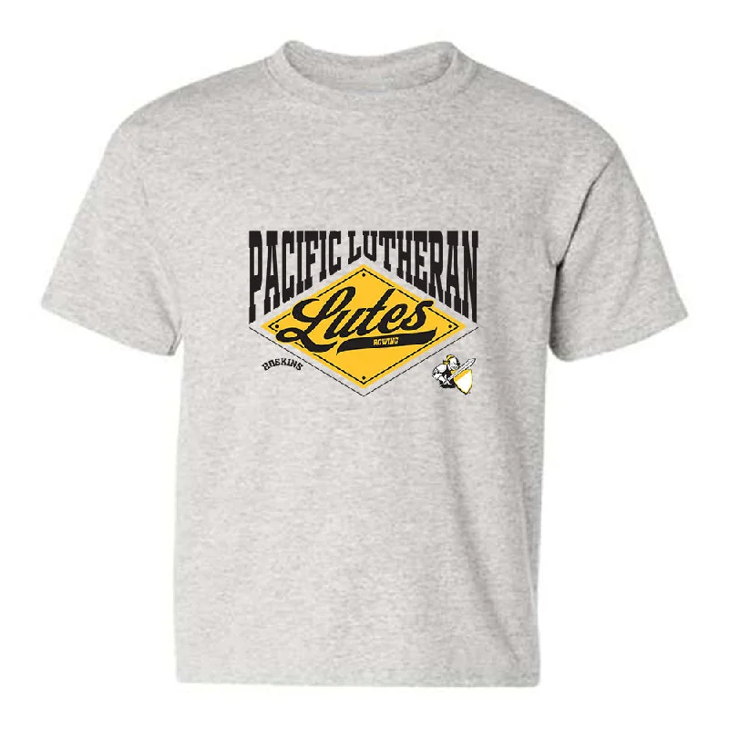 PLU - NCAA Women's Rowing : Sarah Hoskins - Classic Fashion Shersey Youth T-Shirt-- Graphic Embroidered Appliqued PLU - NCAA Women's Rowing : Sarah Hoskins - Classic Fashion Shersey Youth T-Shirt-- Graphic Embroidered Appliqued