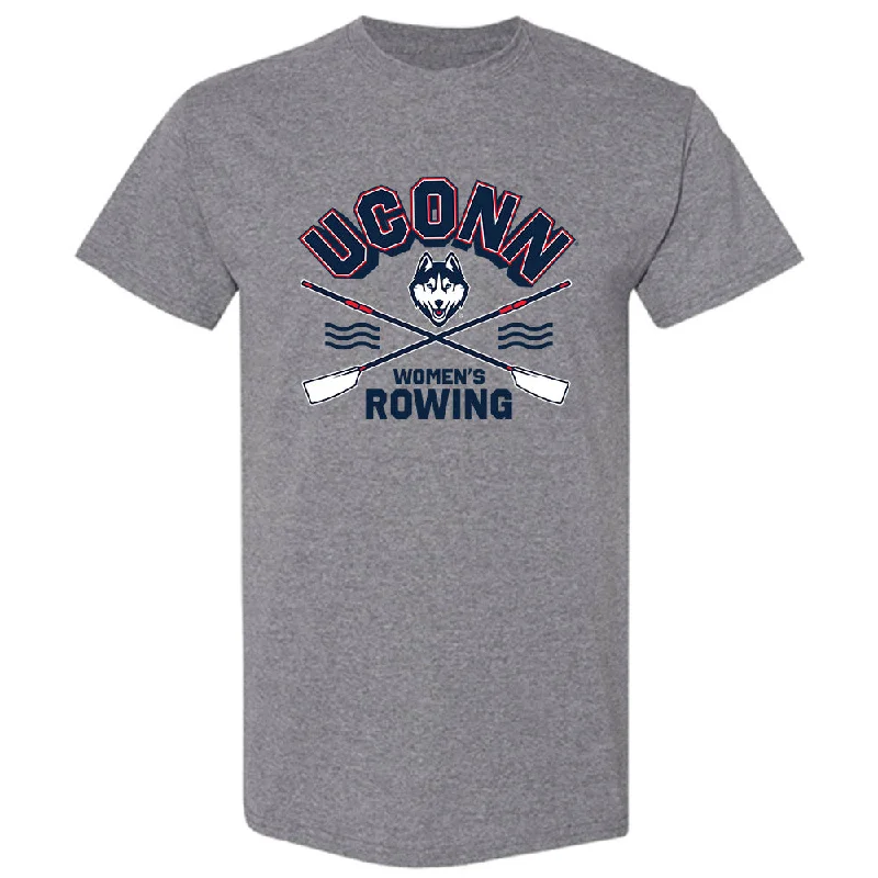 UConn - NCAA Women's Rowing : Dora Harag - Sports Shersey T-Shirt-- Houndstooth Herringbone Solid