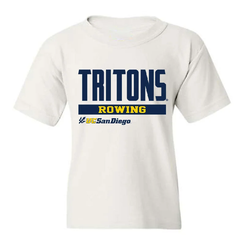 UCSD - NCAA Women's Rowing : Holly Handler - Classic Fashion Shersey Youth T-Shirt-- Zippered Front Buttoned Front Snap Front UCSD - NCAA Women's Rowing : Holly Handler - Classic Fashion Shersey Youth T-Shirt-- Zippered Front Buttoned Front Snap Front