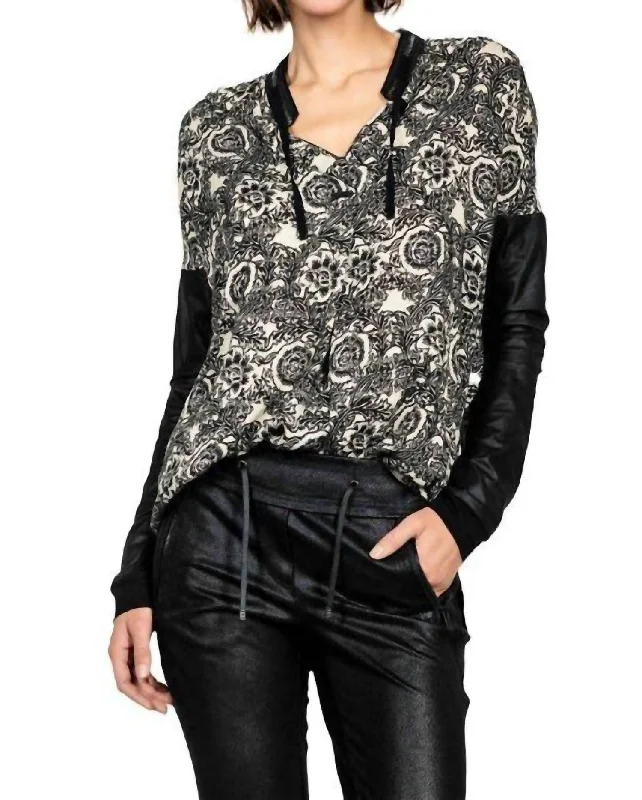 Blouse In Black Office Formal Blouse