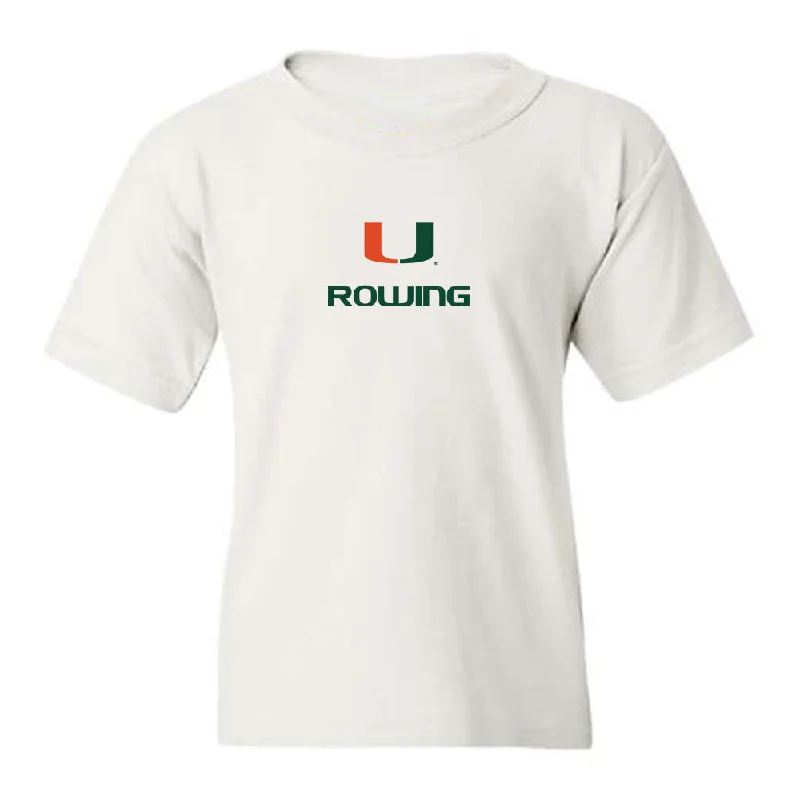 Miami - NCAA Women's Rowing : Peyton Hulsewe - Classic Shersey Youth T-Shirt-- Collared Crew Neck Turtle Neck Miami - NCAA Women's Rowing : Peyton Hulsewe - Classic Shersey Youth T-Shirt-- Collared Crew Neck Turtle Neck