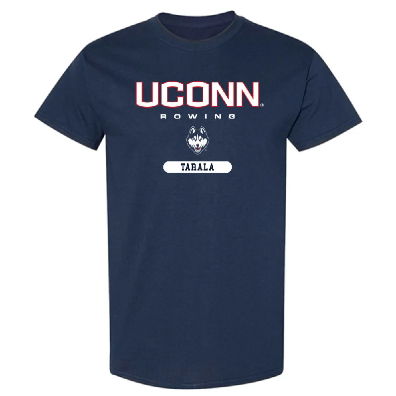 UConn - NCAA Women's Rowing : Nitya Tarala - Classic Shersey T-Shirt-- Graphic Embroidered Appliqued UConn - NCAA Women's Rowing : Nitya Tarala - Classic Shersey T-Shirt-- Graphic Embroidered Appliqued