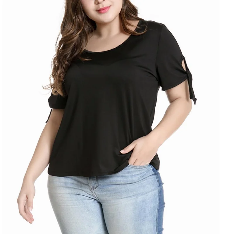 Womens Plus Size Tops Short Sleeve Tee Shirts for Summer XL-5XL Black 3XL-- Faux Fur Fabric Real Fur Fabric Shearling Fabric Womens Plus Size Tops Short Sleeve Tee Shirts for Summer XL-5XL Black 3XL-- Faux Fur Fabric Real Fur Fabric Shearling Fabric