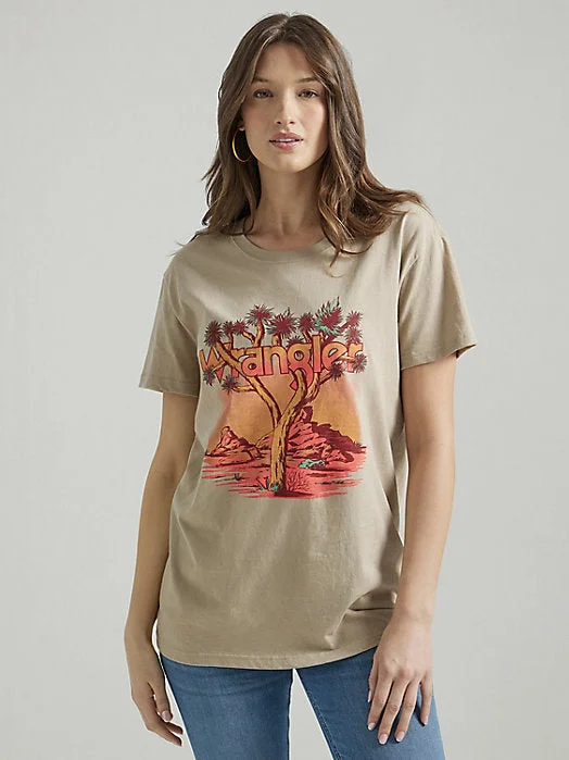 Wrangler Joshua Tree Women's T-Shirt-- Embroidered Appliqued Beaded