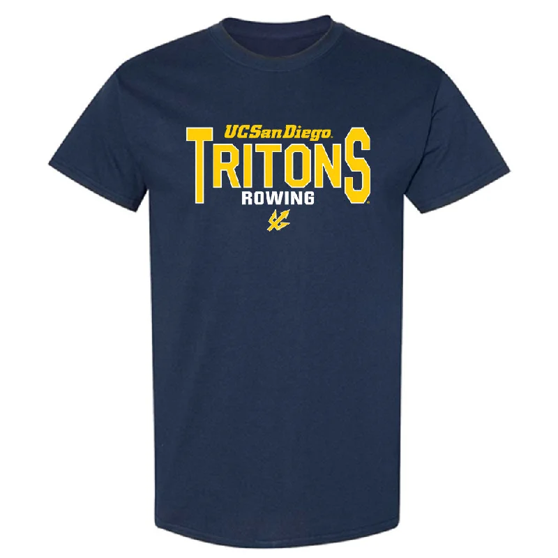 UCSD - NCAA Women's Rowing : Holly Handler - Classic Shersey T-Shirt-- Print Jacquard Patchwork UCSD - NCAA Women's Rowing : Holly Handler - Classic Shersey T-Shirt-- Print Jacquard Patchwork