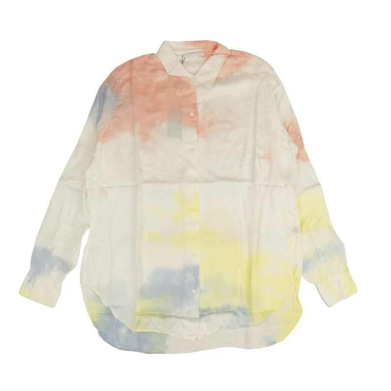 JOHN ELLIOTT Multicolor White Jude Blouse Relaxed Fit Blouse