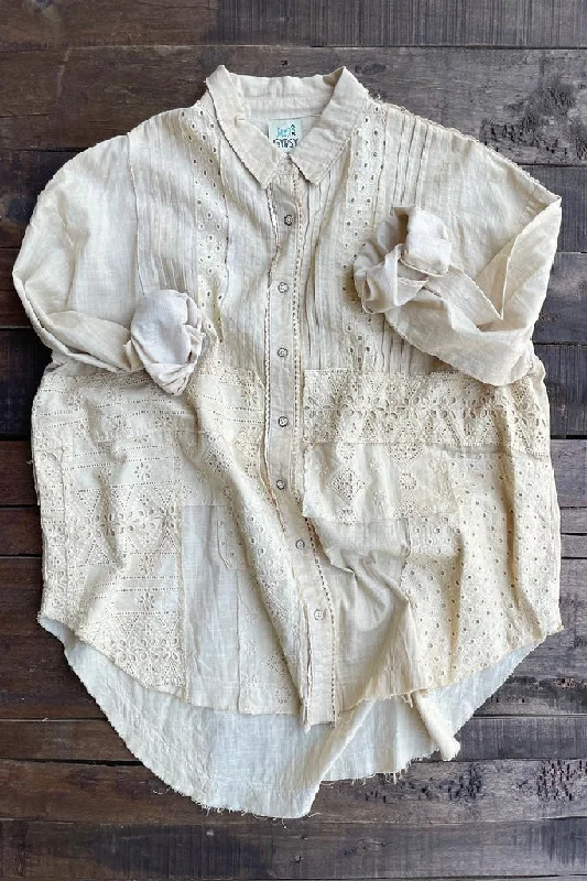 Under It All Tunic Shirt-- Modern Contemporary Chic