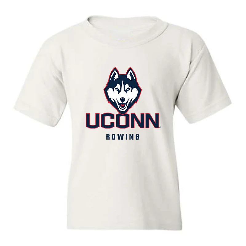 UConn - NCAA Women's Rowing : Daria Potapov - Classic Shersey Youth T-Shirt-- Mesh Blend Leather Blend Suede Blend