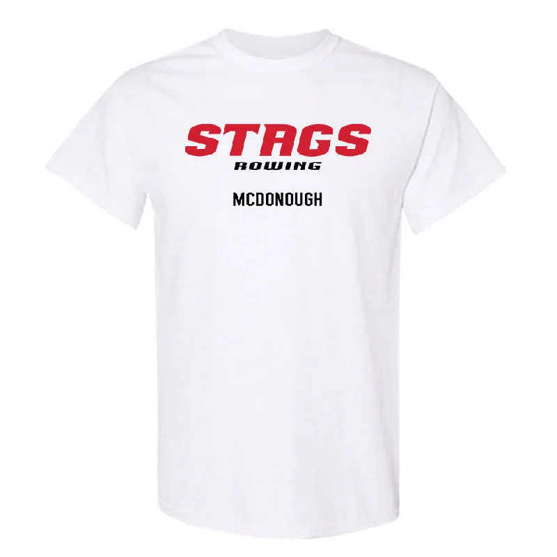 Fairfield - NCAA Women's Rowing : Grace McDonough - Classic Fashion Shersey T-Shirt-- Plaid T-Shirt Polka Dot Checkered Fairfield - NCAA Women's Rowing : Grace McDonough - Classic Fashion Shersey T-Shirt-- Plaid T-Shirt Polka Dot Checkered