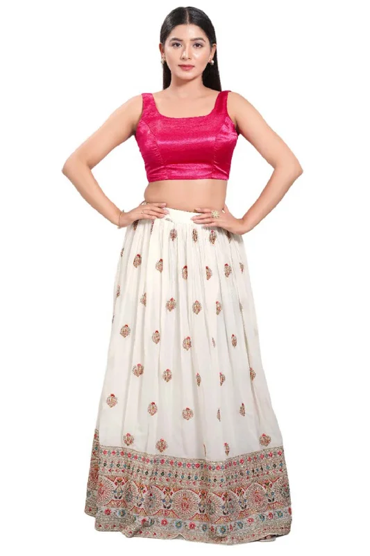 Pink Silk Round Neck Sleeveless Blouse Feminine Ruffle Blouse
