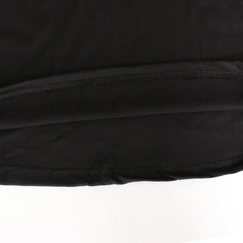 Fashion Women Embroidery Blouse Casual Short Sleeve T-Shirt Tops L Black-- Fleece Nylon Spandex
