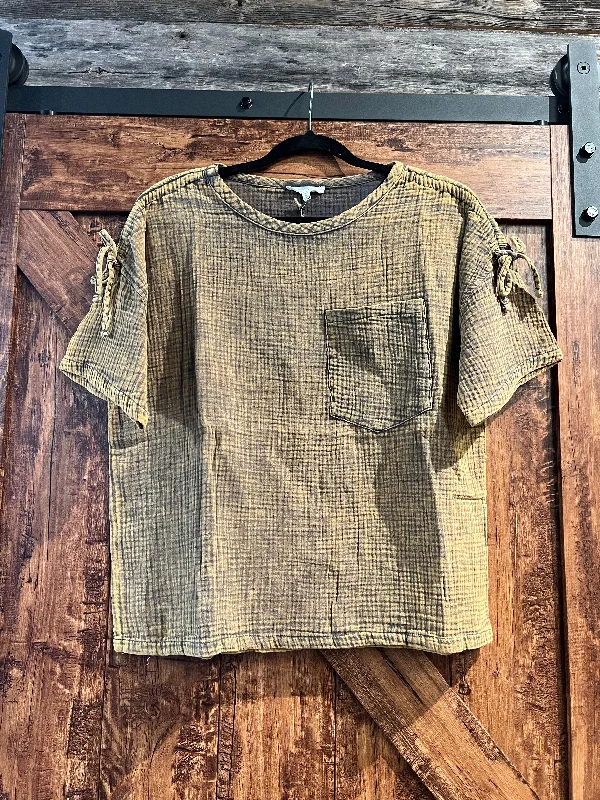✨Sale✨ Ashland Flowy Shirt-- Plaid T-Shirt Polka Dot Checkered