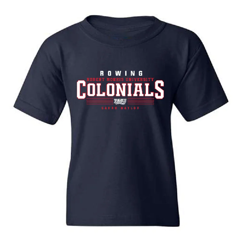 Robert Morris - NCAA Women's Rowing : Sarah Naylor - Classic Fashion Shersey Youth T-Shirt-- Asymmetrical Pockets Print Robert Morris - NCAA Women's Rowing : Sarah Naylor - Classic Fashion Shersey Youth T-Shirt-- Asymmetrical Pockets Print