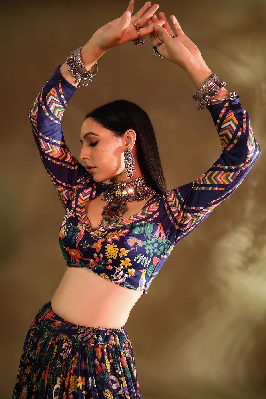 Saanjh Blouse Stylish Wrap Blouse