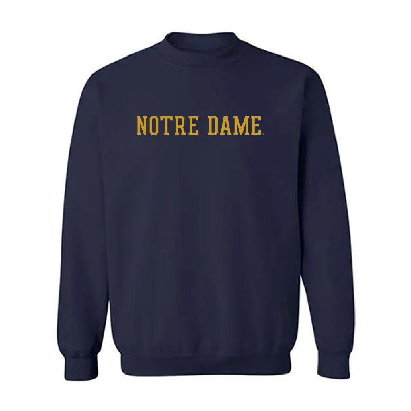 Notre Dame - NCAA Women's Soccer : Carolyn Calzada - Classic Fashion Shersey Crewneck Sweatshirt Hoodie with Batwing Sleeves Loose Dramatic Notre Dame - NCAA Women's Soccer : Carolyn Calzada - Classic Fashion Shersey Crewneck Sweatshirt Hoodie with Batwing Sleeves Loose Dramatic