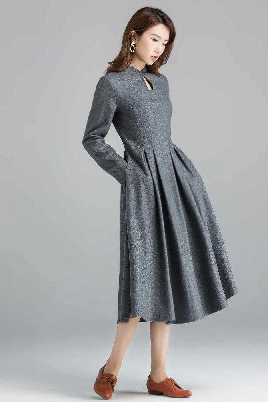1950s Retro Fit and Flare Dress 2403 Tunics Winter warm