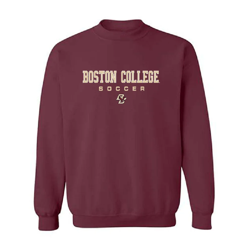 Boston College - NCAA Women's Soccer : Casey Van Pelt - Classic Shersey Crewneck Sweatshirt Hoodie with Ribbed Neckline Snug Warm Boston College - NCAA Women's Soccer : Casey Van Pelt - Classic Shersey Crewneck Sweatshirt Hoodie with Ribbed Neckline Snug Warm
