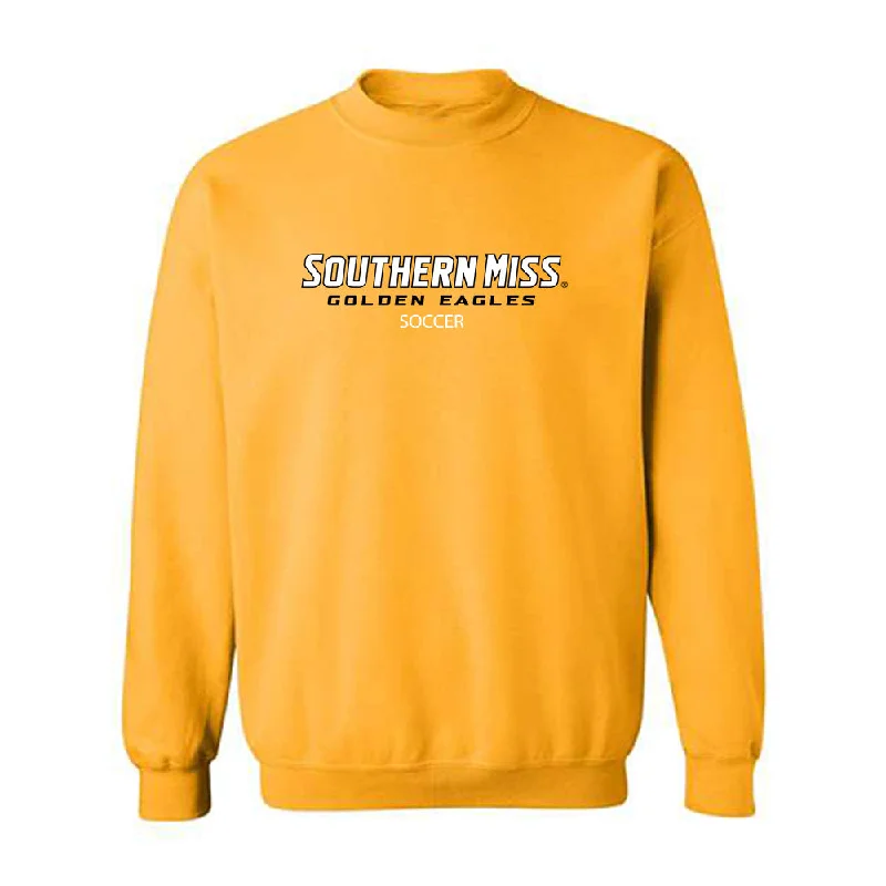 Southern Miss - NCAA Women's Soccer : Shaelynn Quick - Crewneck Sweatshirt Hoodie with Ribbed Hem Stretchable Secure Southern Miss - NCAA Women's Soccer : Shaelynn Quick - Crewneck Sweatshirt Hoodie with Ribbed Hem Stretchable Secure