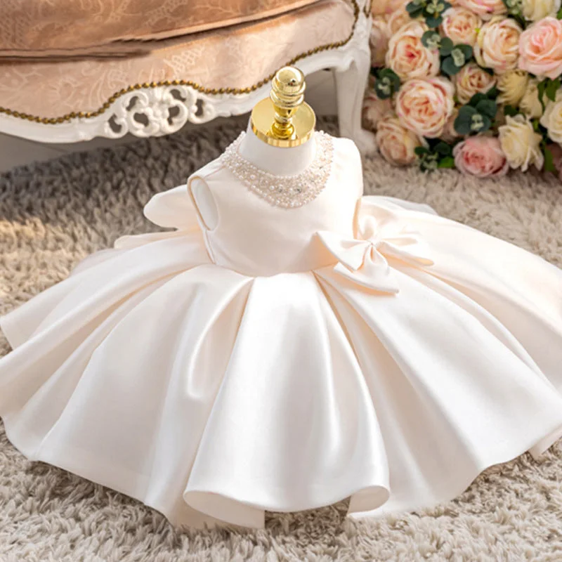 Baby Girl Birthday Party Dresses Girl Sequined Bow Puffy Formal Princess Dresses Tunics Practical easy-care Baby Girl Birthday Party Dresses Girl Sequined Bow Puffy Formal Princess Dresses Tunics Practical easy-care