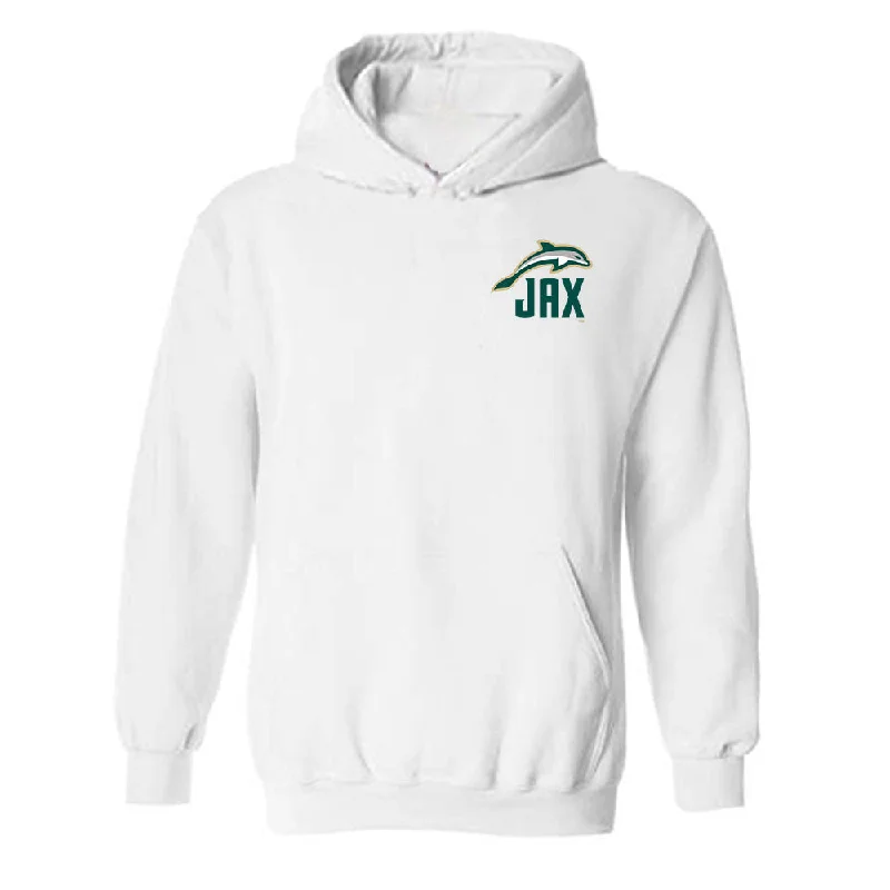 Jacksonville - NCAA Women's Basketball : Sana'a Garrett - Classic Shersey Hooded Sweatshirt Hoodie with Toggle Buttons Decorative Unique