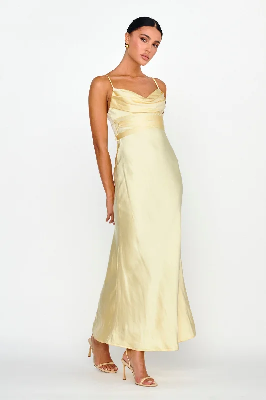 Starring Role Cowl Bust Waist Tie Dress Butter Tunics Corduroy durable