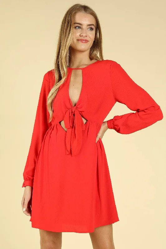 Start the Party Dress, Red Tunics Chic elegant