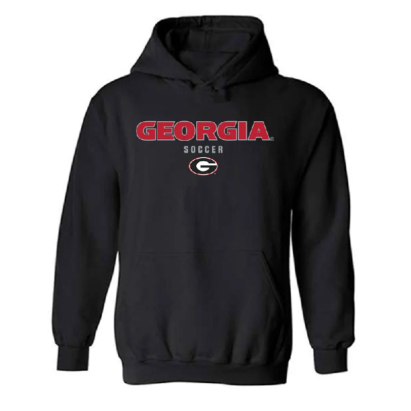 Georgia - NCAA Women's Soccer : Hannah Davila - Classic Shersey Hooded Sweatshirt Hoodie with Sequins Glamorous Eye-catching Georgia - NCAA Women's Soccer : Hannah Davila - Classic Shersey Hooded Sweatshirt Hoodie with Sequins Glamorous Eye-catching