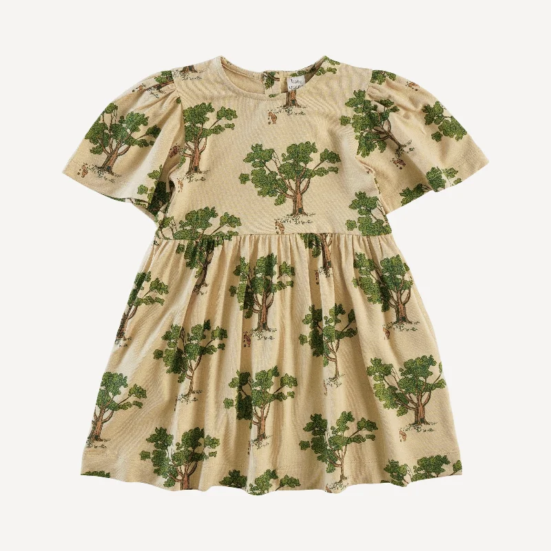 bell sleeve dress | pooh & tree | bamboo sweetheart Neckline Romantic