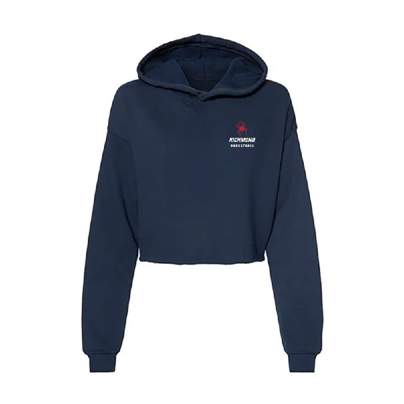 Richmond - NCAA Women's Basketball : Samantha Dewey - Women's Crop Fleece Hoodie Hoodie with Puffed Sleeves Voluminous Trendy
