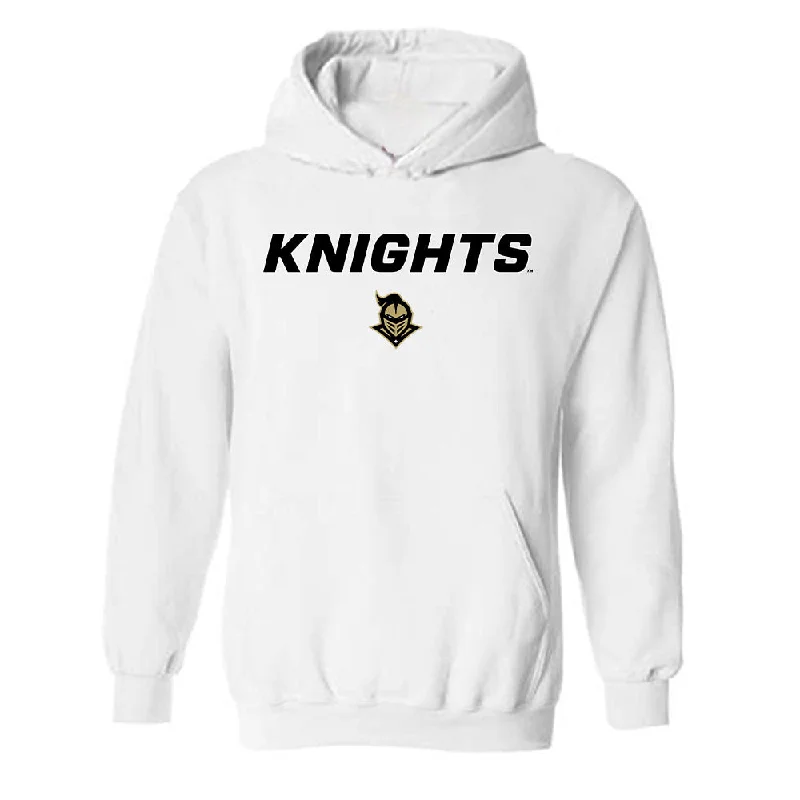 Central Florida - NCAA Women's Soccer : Edidiong Etim - Classic Shersey Hooded Sweatshirt Hoodie with Hem Raw Edge Edgy Unfinished Central Florida - NCAA Women's Soccer : Edidiong Etim - Classic Shersey Hooded Sweatshirt Hoodie with Hem Raw Edge Edgy Unfinished