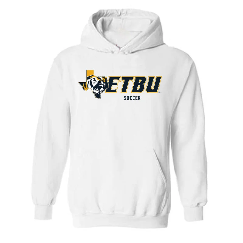 ETBU - NCAA Women's Soccer : Savannah Woods - Classic Shersey Hooded Sweatshirt Hoodie with Ribbed Hem Stretchable Secure ETBU - NCAA Women's Soccer : Savannah Woods - Classic Shersey Hooded Sweatshirt Hoodie with Ribbed Hem Stretchable Secure