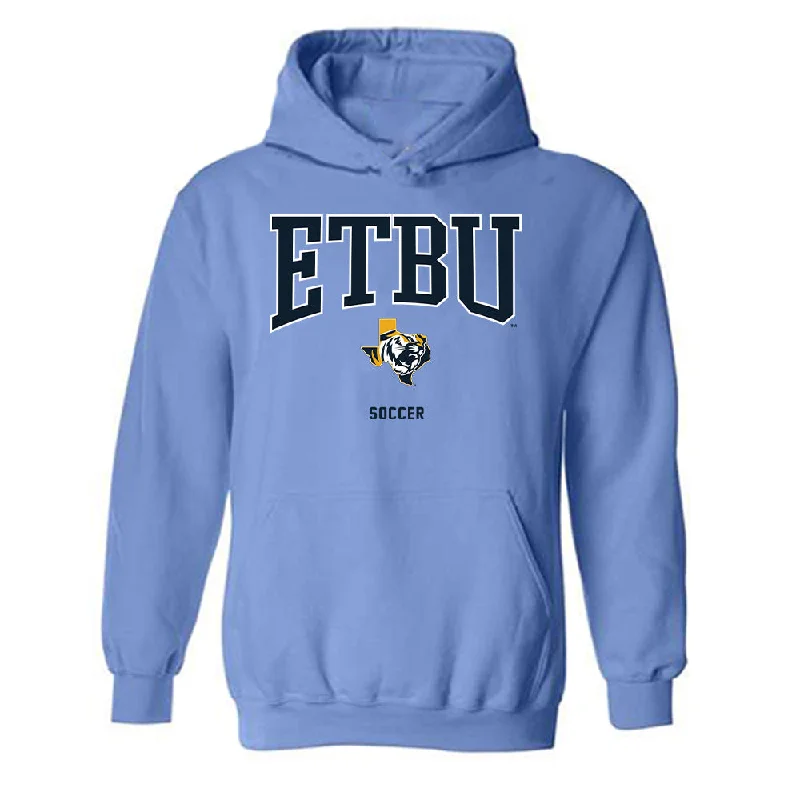 ETBU - NCAA Women's Soccer : Savannah Woods - Classic Shersey Hooded Sweatshirt Hoodie with Zipper Versatile Modern ETBU - NCAA Women's Soccer : Savannah Woods - Classic Shersey Hooded Sweatshirt Hoodie with Zipper Versatile Modern