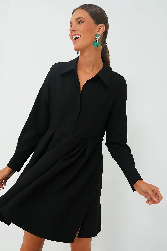 Black Annalise Dress Tunics Timeless classic