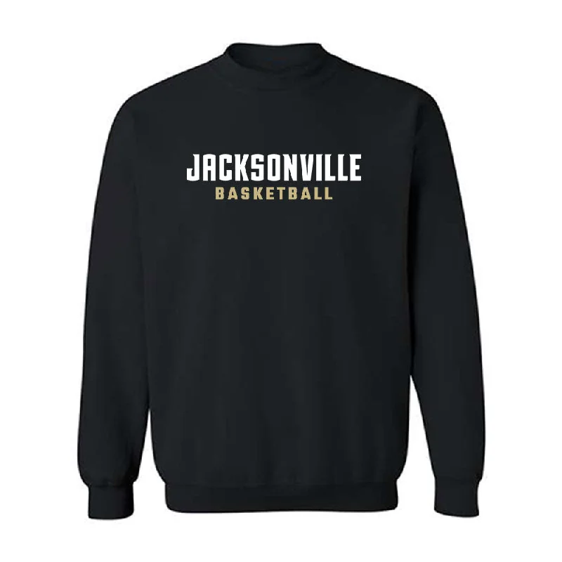Jacksonville - NCAA Women's Basketball : Sana'a Garrett - Classic Shersey Crewneck Sweatshirt Hoodie with Snap Buttons Easy Quick