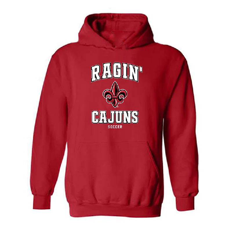 Louisiana - NCAA Women's Soccer : Carson Glenn - Generic Shersey Hooded Sweatshirt Hoodie with Hem Ribbing Snug Secure Louisiana - NCAA Women's Soccer : Carson Glenn - Generic Shersey Hooded Sweatshirt Hoodie with Hem Ribbing Snug Secure