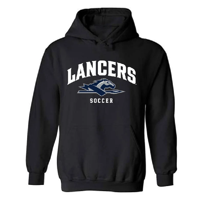 Longwood - NCAA Women's Soccer : Sydney Robertson - Classic Shersey Hooded Sweatshirt Hoodie with Drawstring Waist Adjustable Fitted Longwood - NCAA Women's Soccer : Sydney Robertson - Classic Shersey Hooded Sweatshirt Hoodie with Drawstring Waist Adjustable Fitted