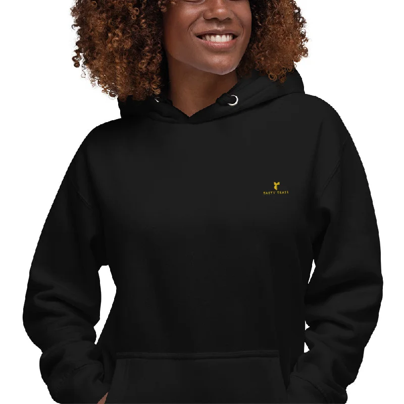 Tasty Tease Embroidered Women's/Girl's Hoodie Hoodie with Full-Zip Functional Layering Tasty Tease Embroidered Women's/Girl's Hoodie Hoodie with Full-Zip Functional Layering