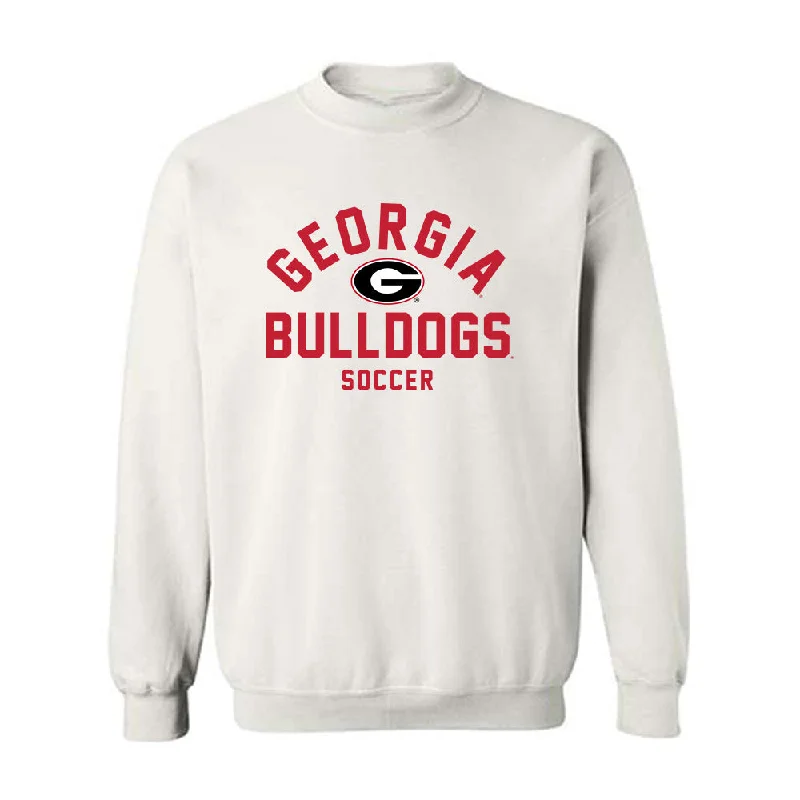 Georgia - NCAA Women's Soccer : Hannah Davila - Classic Shersey Crewneck Sweatshirt Hoodie with Color Block Contrast Stylish Georgia - NCAA Women's Soccer : Hannah Davila - Classic Shersey Crewneck Sweatshirt Hoodie with Color Block Contrast Stylish