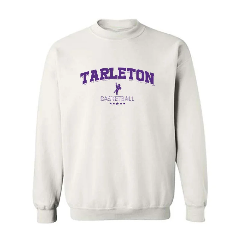 Tarleton State - NCAA Women's Basketball : Jakoriah Long - Classic Shersey Crewneck Sweatshirt Hoodie with Hem Contrast Bold Stylish Tarleton State - NCAA Women's Basketball : Jakoriah Long - Classic Shersey Crewneck Sweatshirt Hoodie with Hem Contrast Bold Stylish